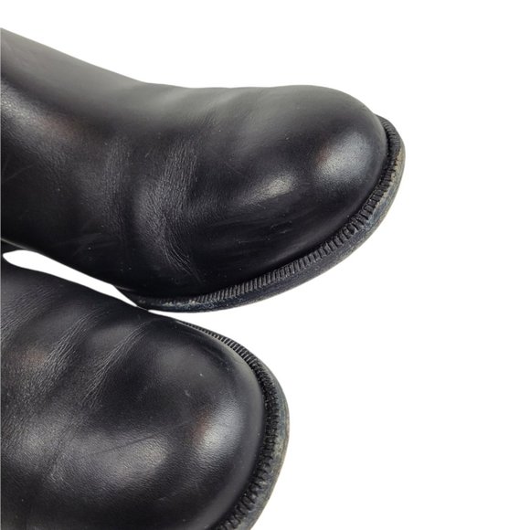 Christian Louboutin Calfskin Cate Chain Flat Tall Boots - Picture 10 of 13